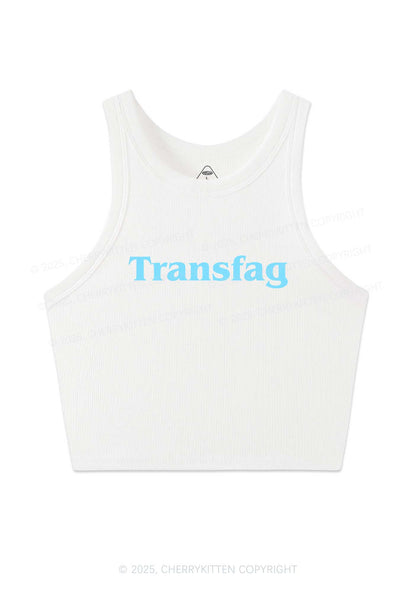 Transfag Y2K Crop Tank Top Cherrykitten