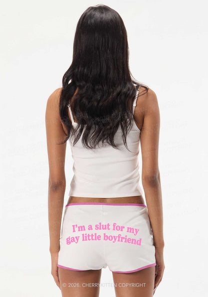 Slxt For My Gay BF Valentine's Day Y2K Booty Shorts Cherrykitten