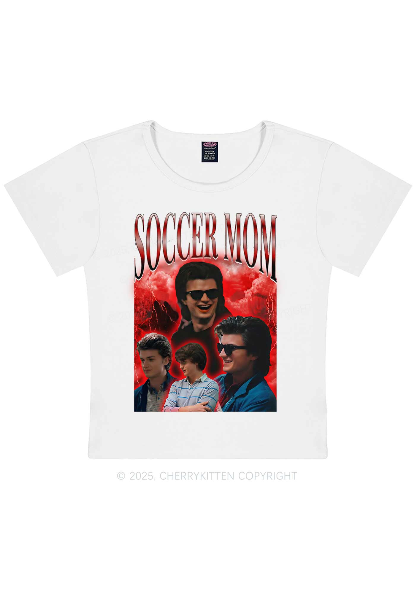 Soccer Mom Y2K Baby Tee Cherrykitten