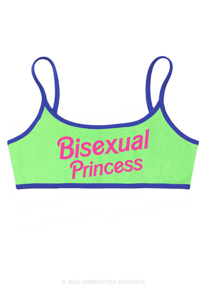 Bisexual Princess Pride Y2K Super Crop Cami Cherrykitten