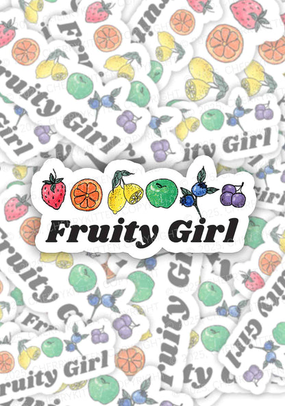 Fruity Girl 1Pc Y2K Sticker Cherrykitten