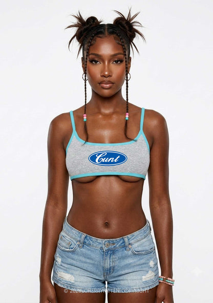Oval Cxxt Y2K Super Crop Cami Cherrykitten