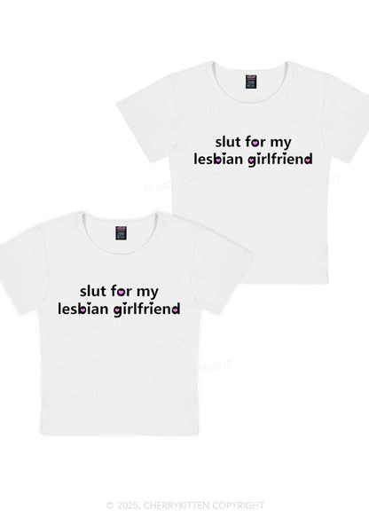 Slxt For My Lesbian GF Y2K Valentine's Day Baby Tee Cherrykitten