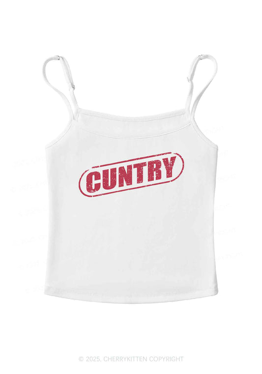 Cuntry Y2K Spaghetti Strap Cami Cherrykitten