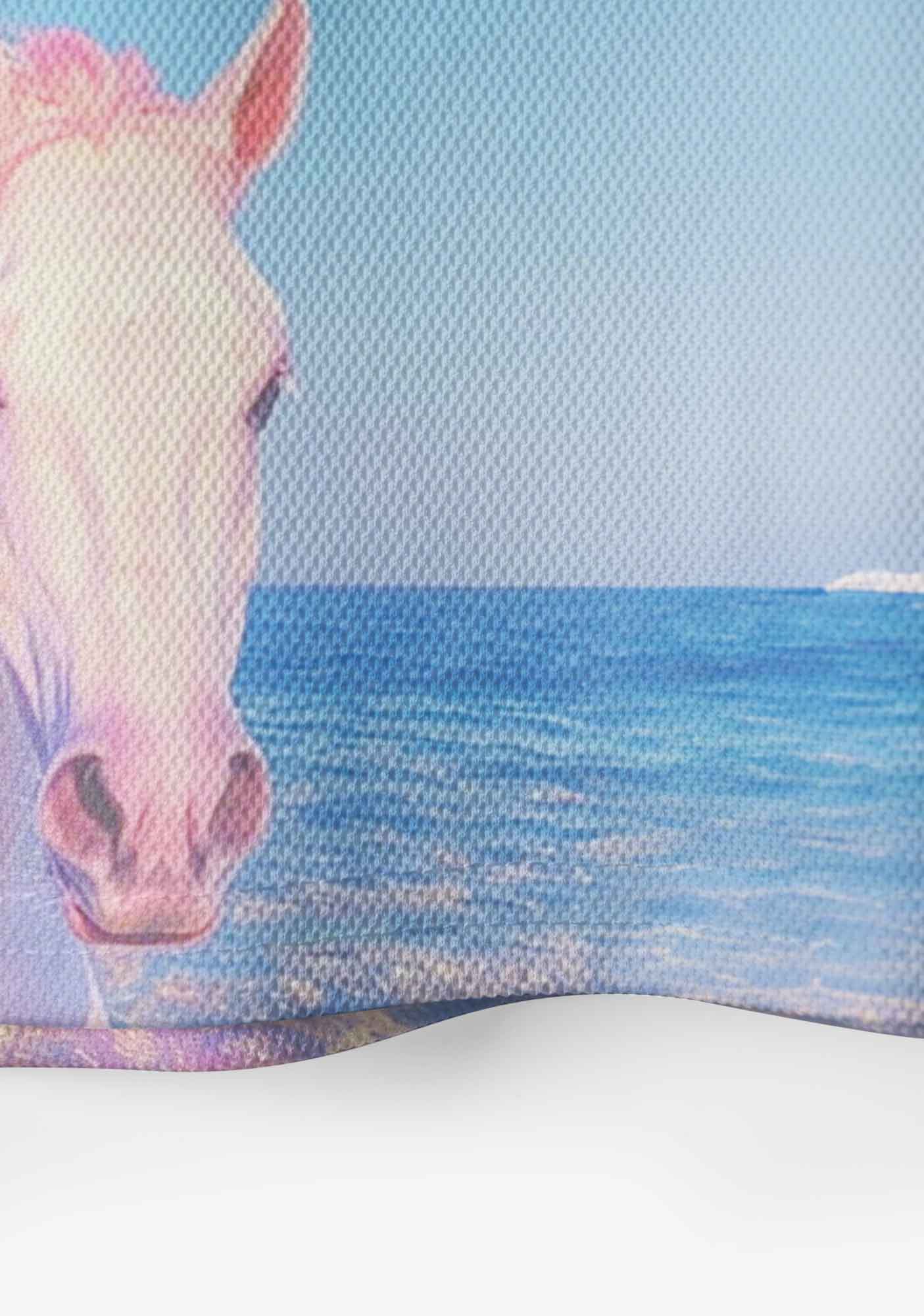 Blue Fag Princess Horse Pride Y2K Crop Sport Jersey Shirts Cherrykitten