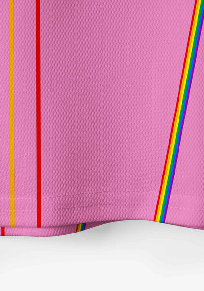 Pink I Suffer From Gay Thoughts Pride Y2K Crop Sport Jersey Shirts Cherrykitten