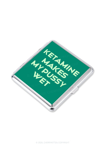 K Makes My Puxxy Wet Y2K Cigarette Case Cherrykitten
