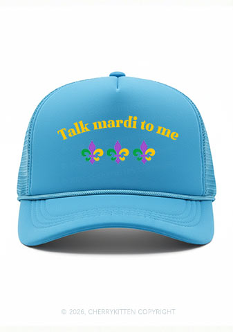 Talk Mardi To Me Y2K Trucker Hat Cherrykitten