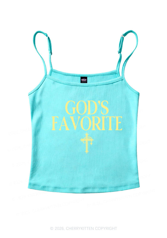 Gods Favorite Cross Y2K Spaghetti Strap Cami Cherrykitten