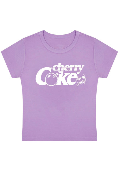 Cherrykitten Curvy Very Cherry Coke Baby Tee for Sale