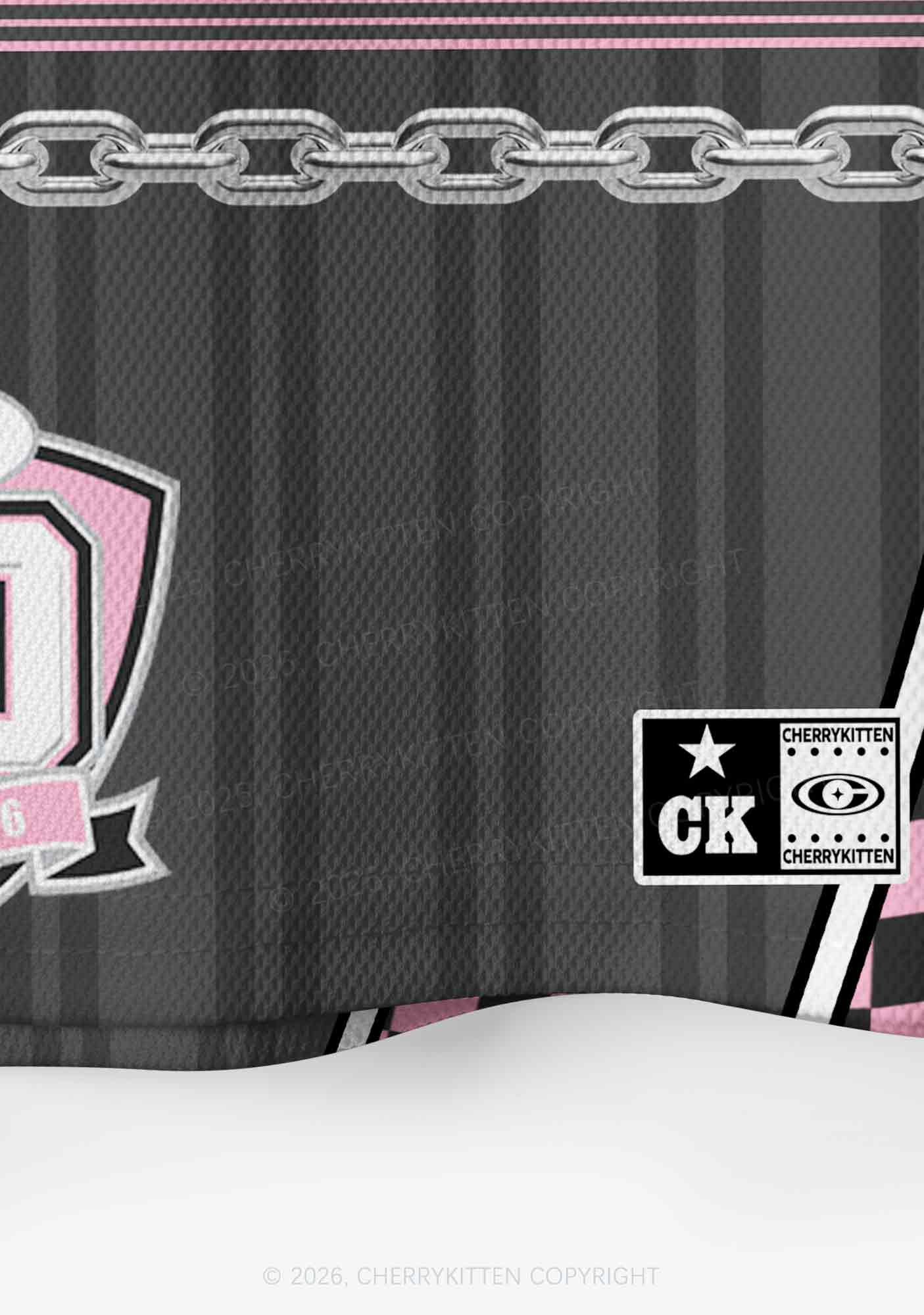 Lets Scissor Pride Y2K Crop Sport Jersey Shirts Cherrykitten