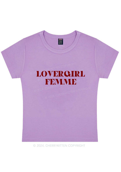 Lovergirl Femme Y2K Baby Tee Cherrykitten