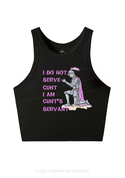I Am Cxxt Servant Y2K Crop Tank Top Cherrykitten
