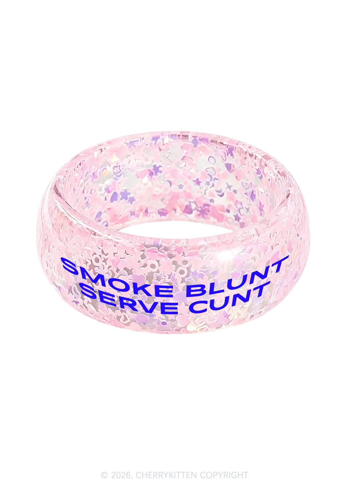 Smoke Blunt Y2K Cuff Bangle Cherrykitten