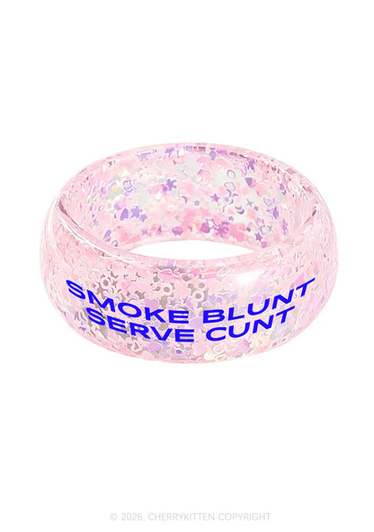 Smoke Blunt Y2K Cuff Bangle Cherrykitten