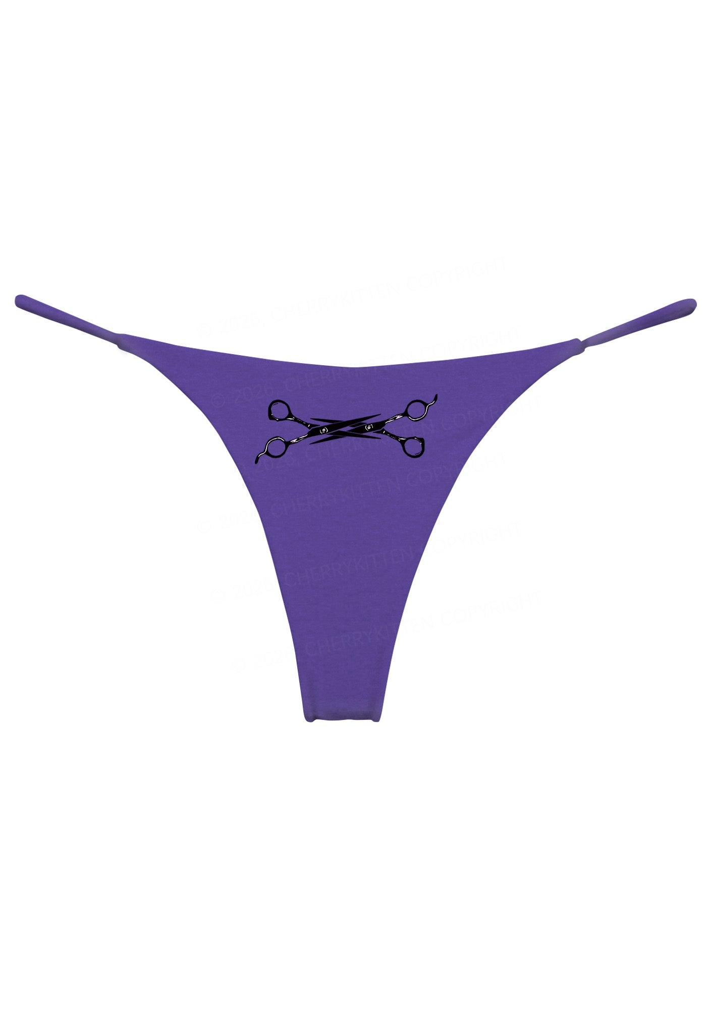 Pink Scissor Pride Y2K Bikini String Thong Cherrykitten