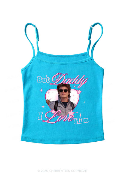 Daddy I Love Him Y2K Spaghetti Strap Cami Cherrykitten