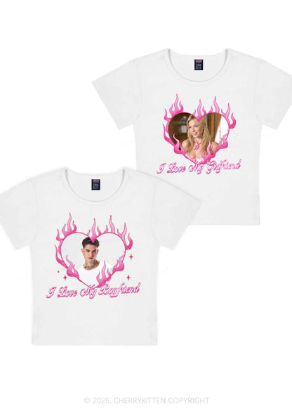Custom I Love My GF BF Y2K Valentine's Day Baby Tee Cherrykitten