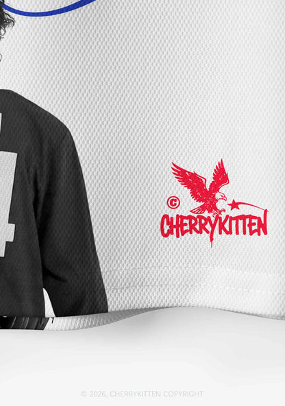 Legend Silhouette GG Y2K Crop Sport Jersey Shirts Cherrykitten