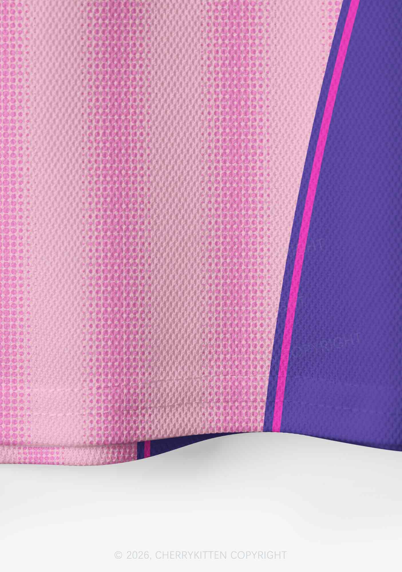 Faggot Purple Star Pride Y2K Crop Sport Jersey Shirts Cherrykitten