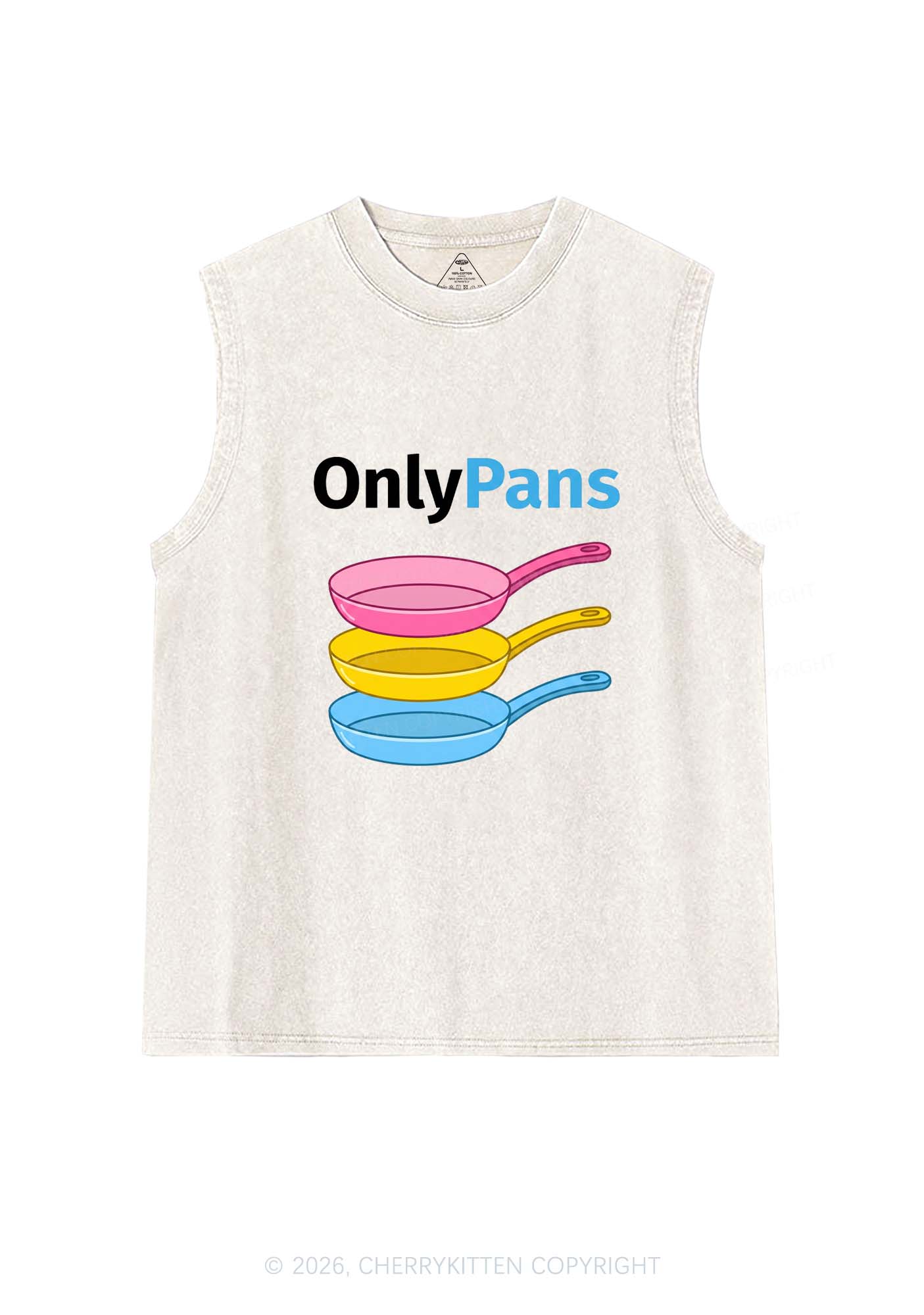 Only Pans Pride Y2K Washed Muscle Tank Cherrykitten