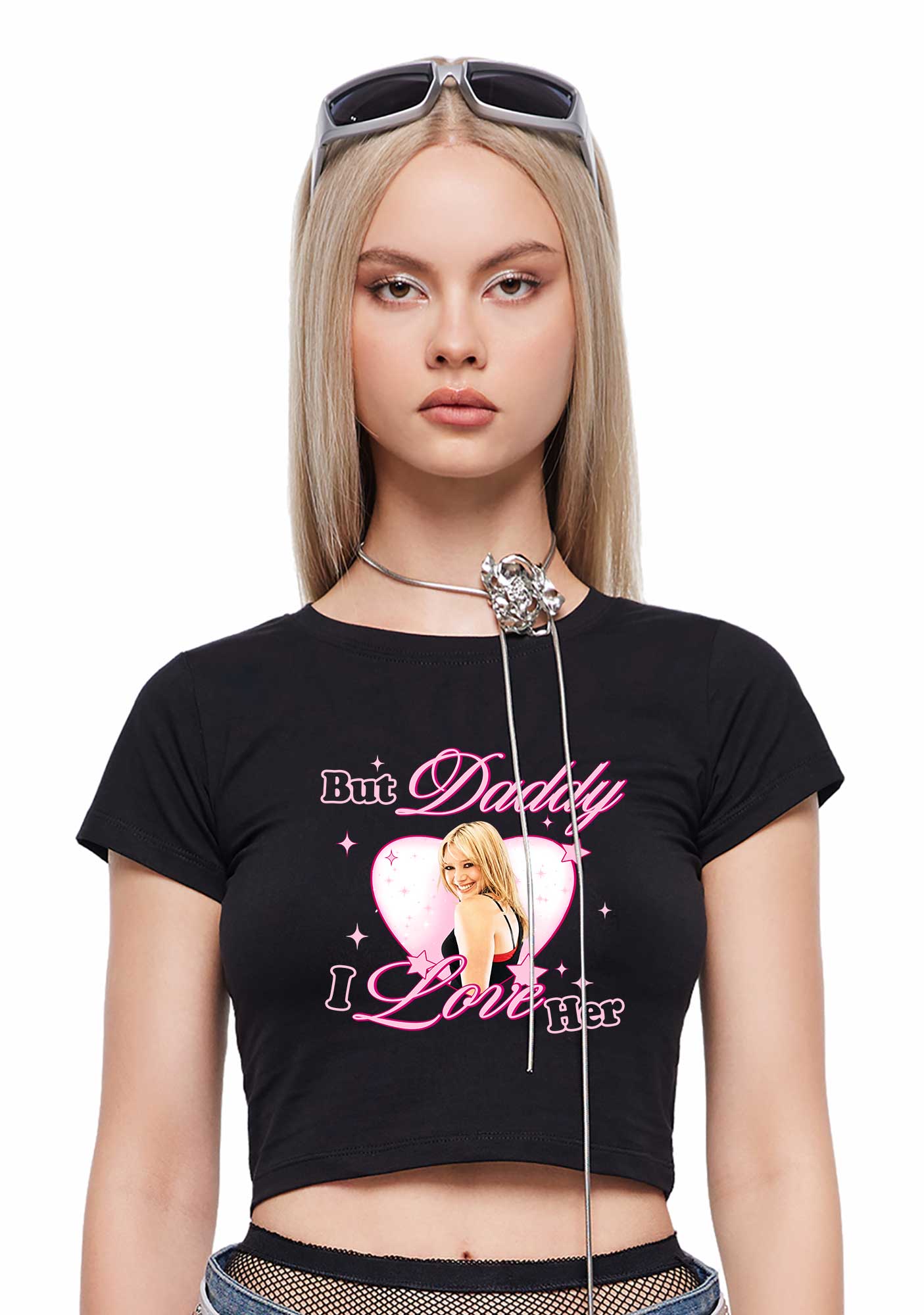 But Daddy I Love Her HD Y2K Baby Tee Cherrykitten