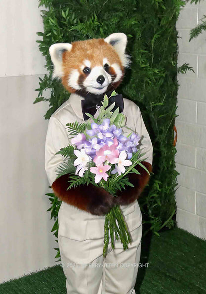 Red Panda Bouquet Y2K Print Cami Crop Top Cherrykitten
