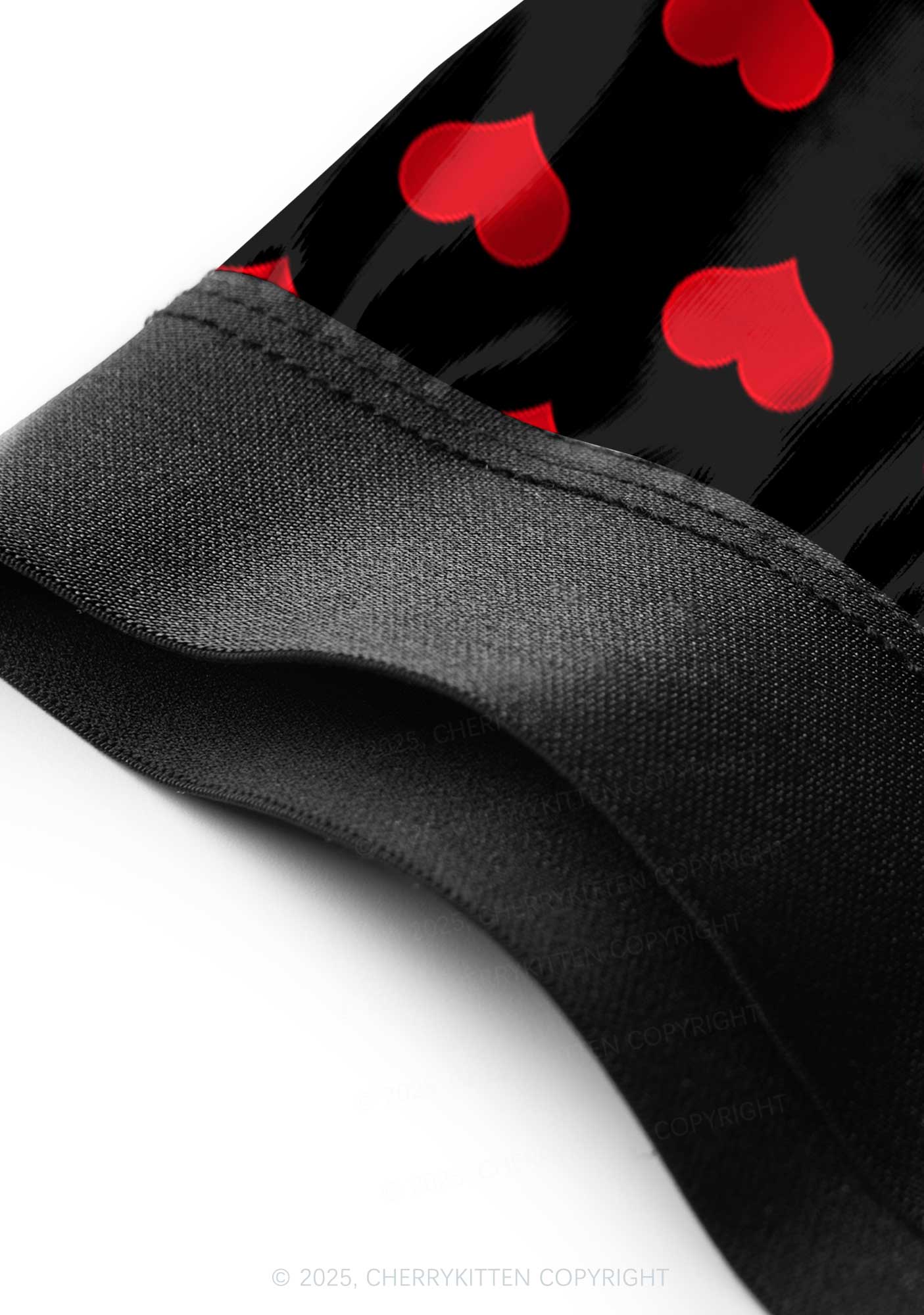 Slxt For My BF GF Valentine's Day Y2K Print Couples Boxer Thong Set Cherrykitten