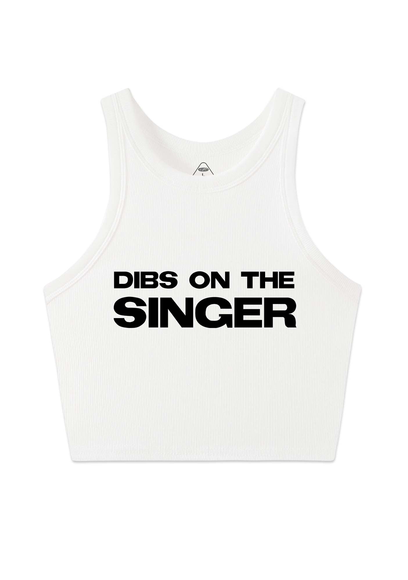 Dibs On The Singer Y2K Crop Tank Top Cherrykitten