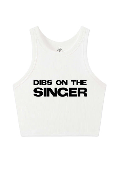 Dibs On The Singer Y2K Crop Tank Top Cherrykitten