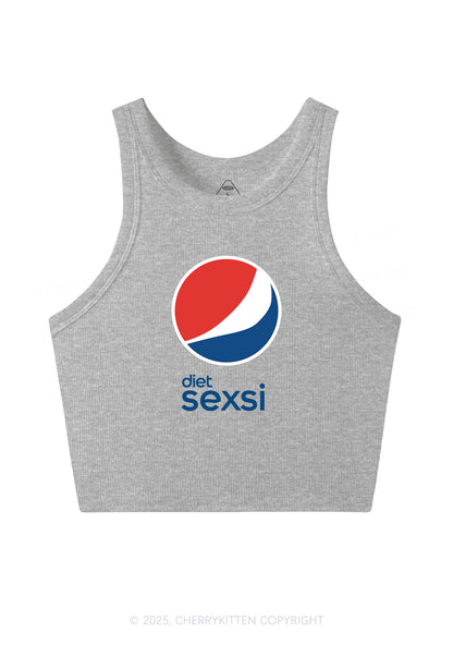 Diet Sexsi Y2K Crop Tank Top Cherrykitten