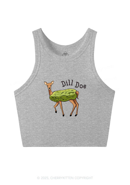 Dill Doe Y2K Crop Tank Top Cherrykitten