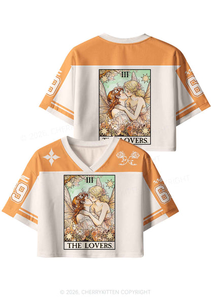The Fairy Lovers Pride Y2K Crop Sport Jersey Shirts Cherrykitten