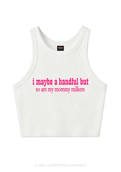 Handful Mommy Milkers Y2K Crop Tank Top Cherrykitten