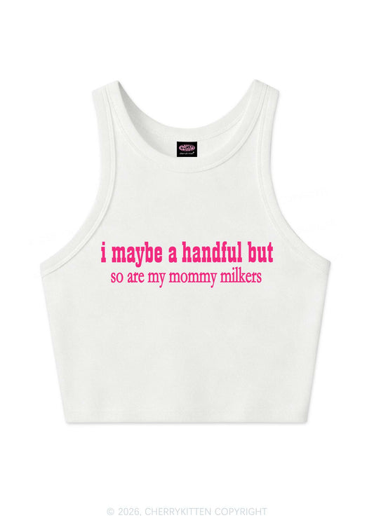 Handful Mommy Milkers Y2K Crop Tank Top Cherrykitten