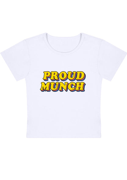 Curvy Proud Munch Baby Tee