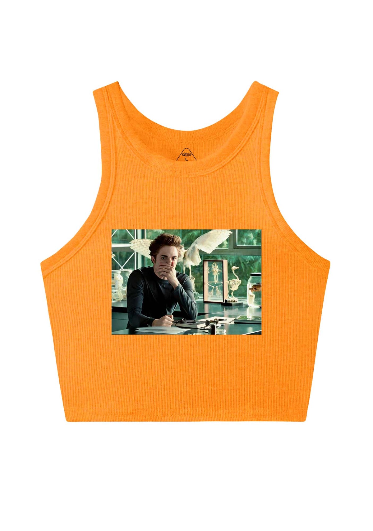 Vampire Boy Y2K Crop Tank Top Cherrykitten