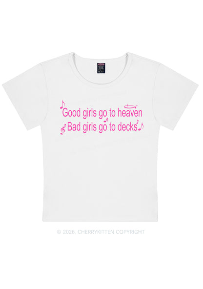 Bad Girls Go To Decks Y2K Baby Tee Cherrykitten