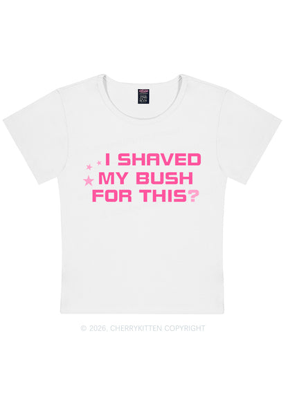Shaved My Bush For This Y2K Baby Tee Cherrykitten