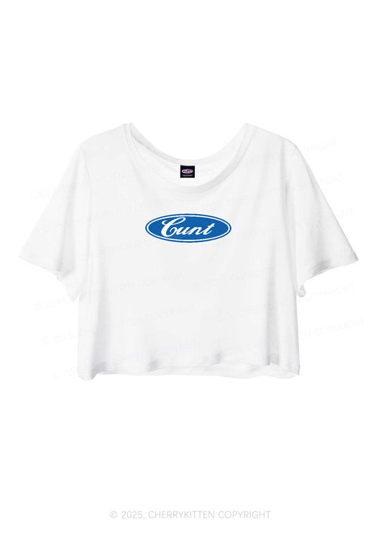 Oval Cxxt Y2K Sheer Crop Tee Cherrykitten