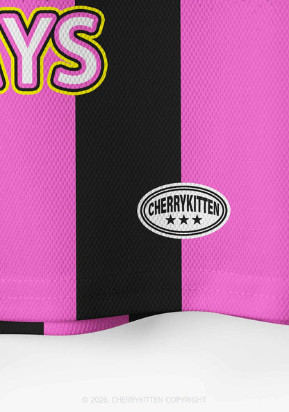 Sx And Techno Always Help Y2K Crop Sport Jersey Shirts Cherrykitten