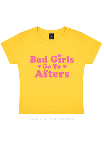 Bad Girls Go Afters Y2K Baby Tee Cherrykitten