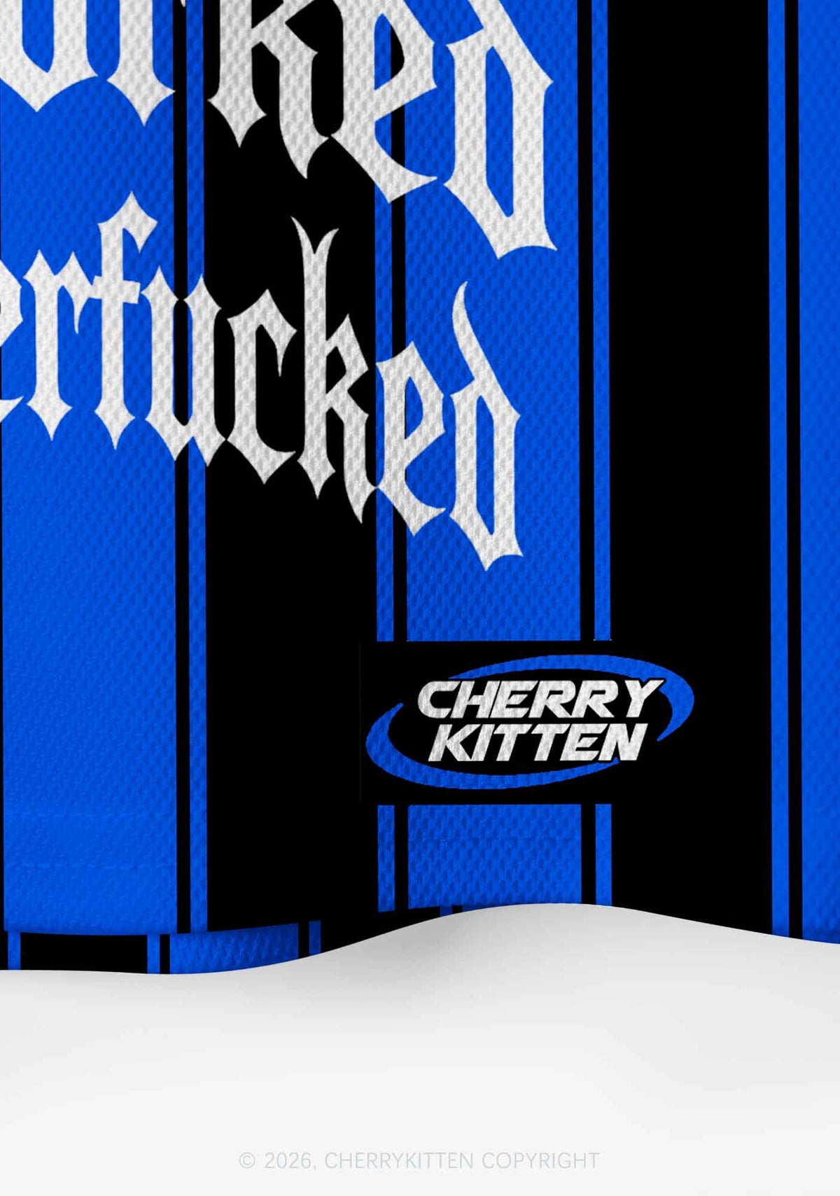 Overworked And Underfxxked Y2K Crop Sport Jersey Shirts Cherrykitten