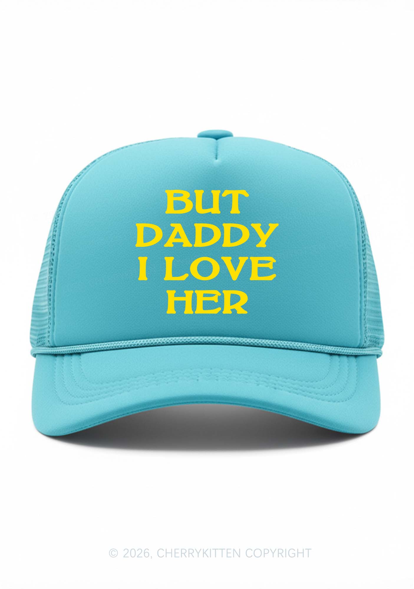 But Daddy I Love Her Pride Y2K Trucker Hat Cherrykitten