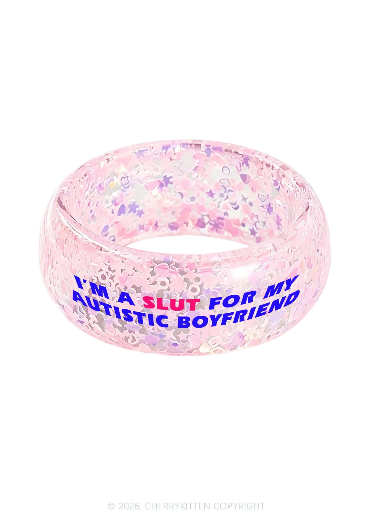 Slxt For My Autistic BF Y2K Cuff Bangle Cherrykitten