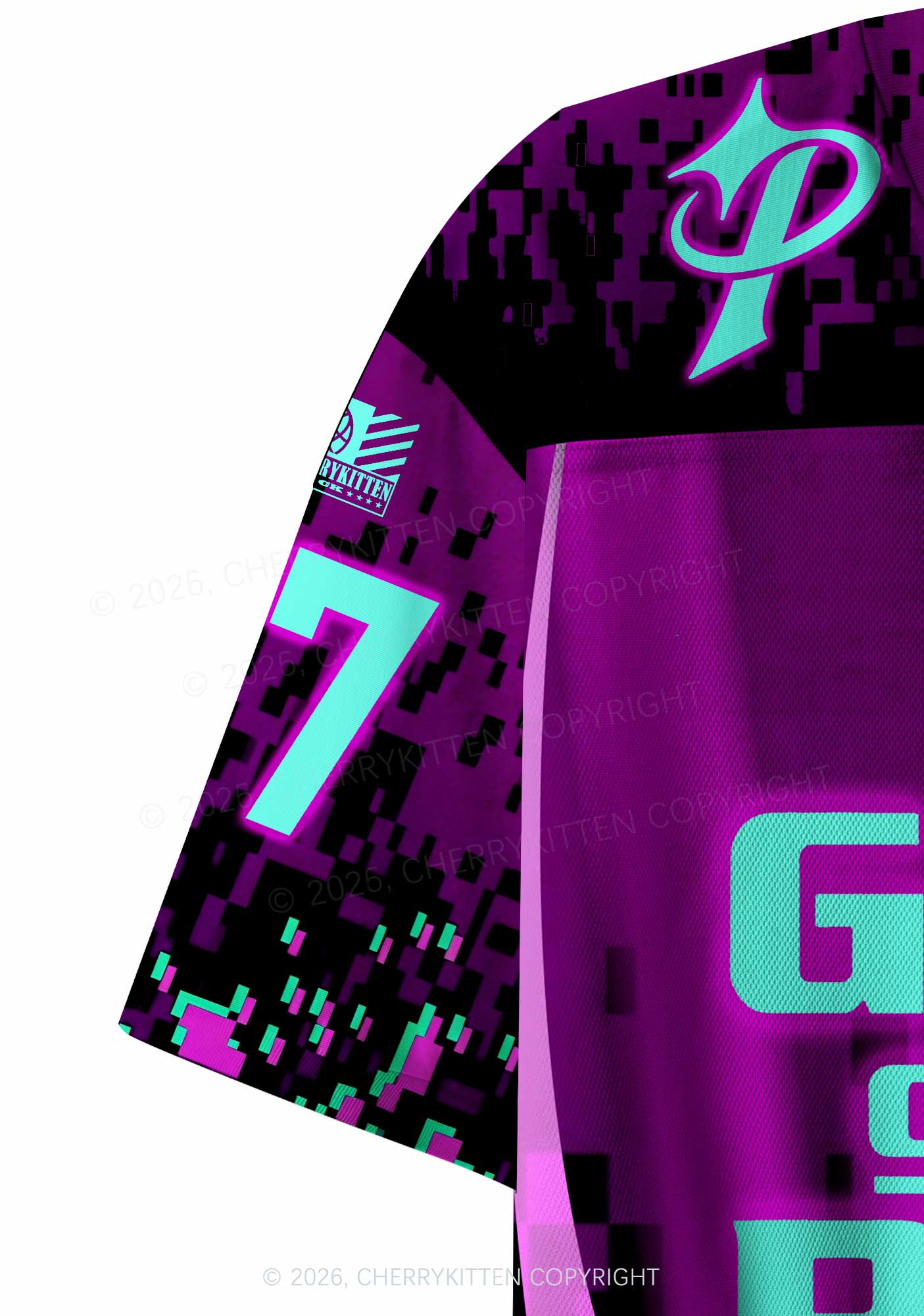 Bad Girls Go To Decks Y2K Crop Sport Jersey Shirts Cherrykitten