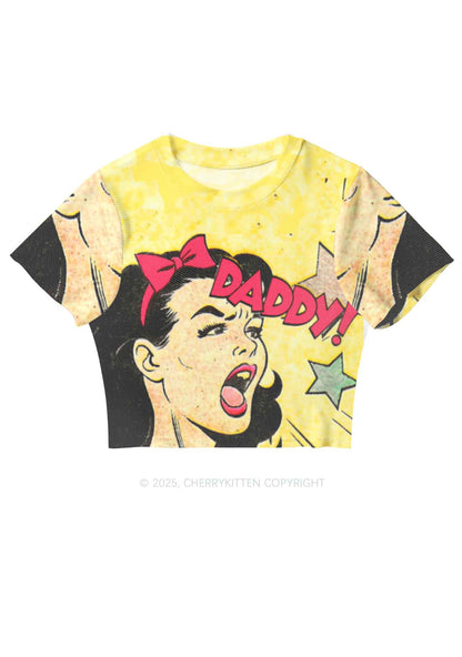 Call Daddy Y2K Mesh Crop Top Cherrykitten