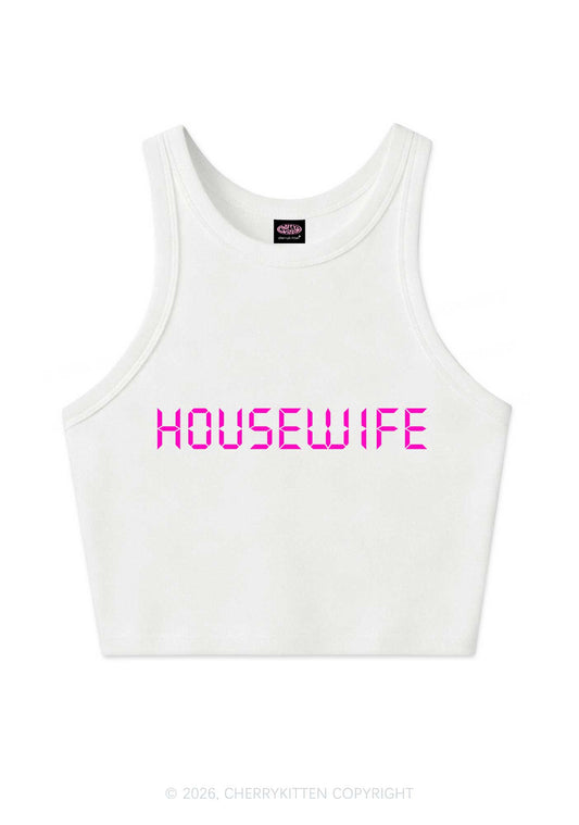 Housewife Y2K Crop Tank Top Cherrykitten