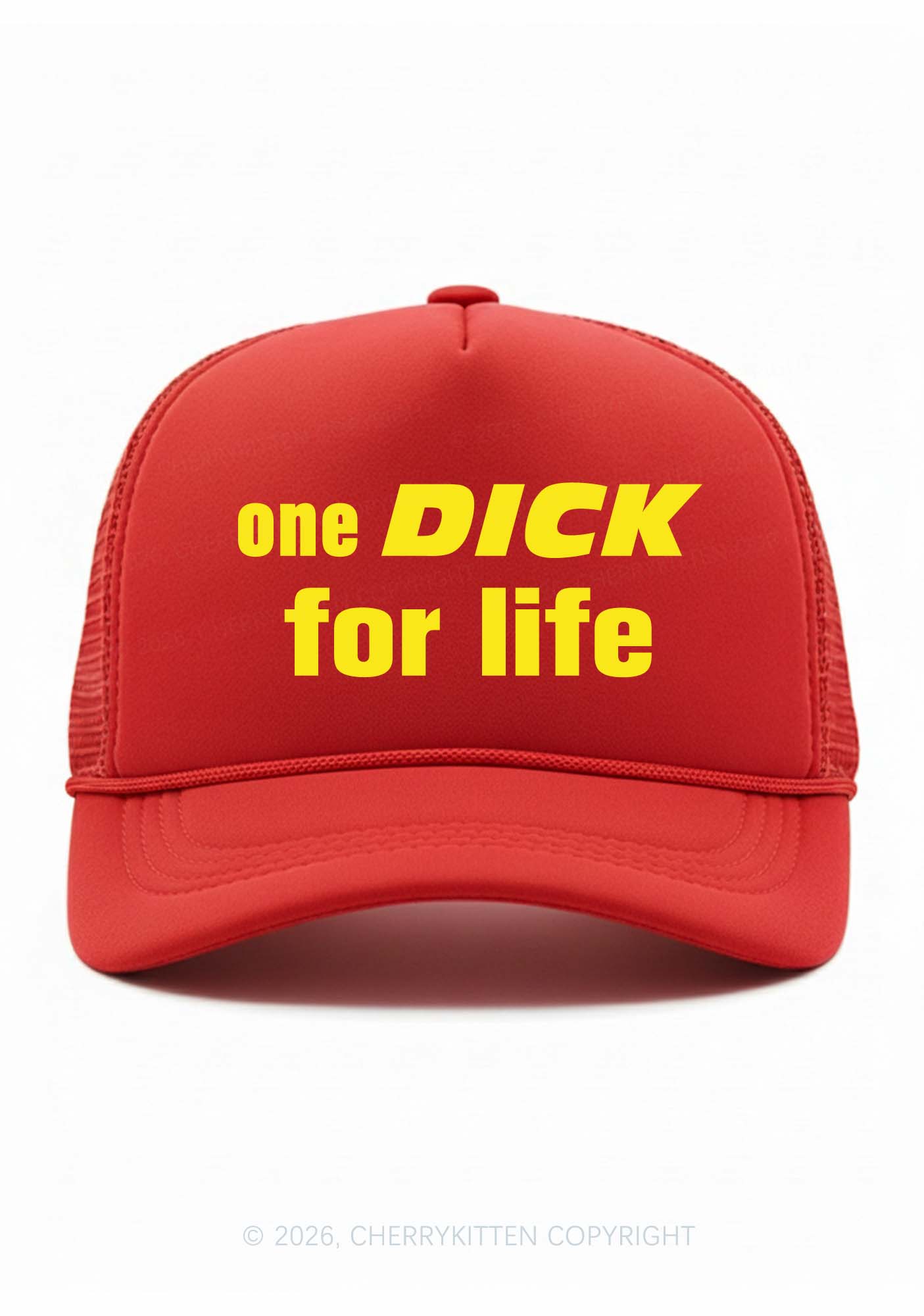 One Dxxk For Life Y2K Trucker Hat Cherrykitten