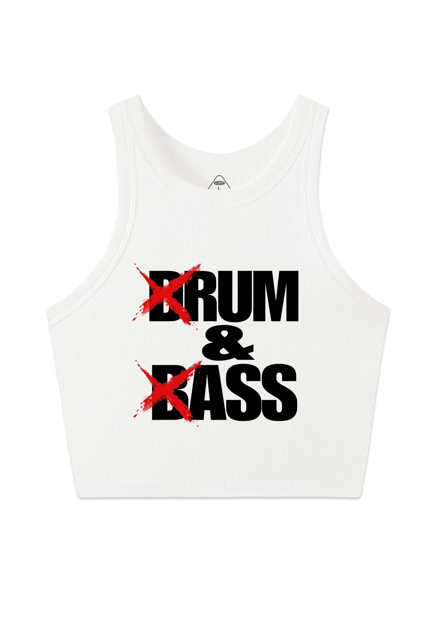 DnB Graffiti Y2K Crop Tank Top Cherrykitten